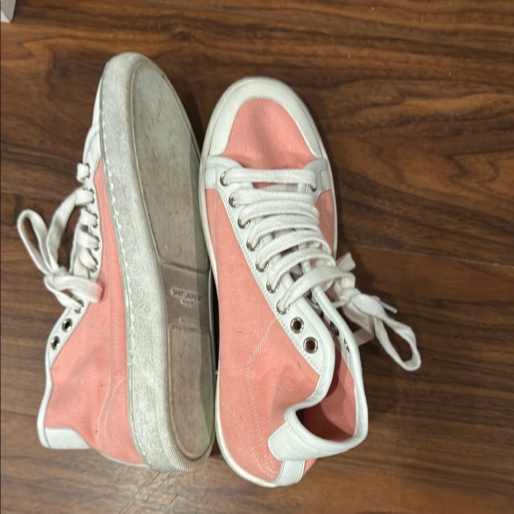 Women's Pink Canvas Sneakers